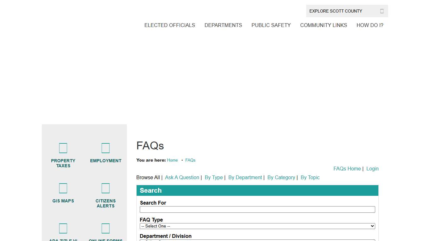 FAQs / Scott County, IN